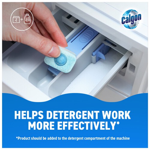 Calgon 4-In-1 Water Softener Limescale Prevention Tablets