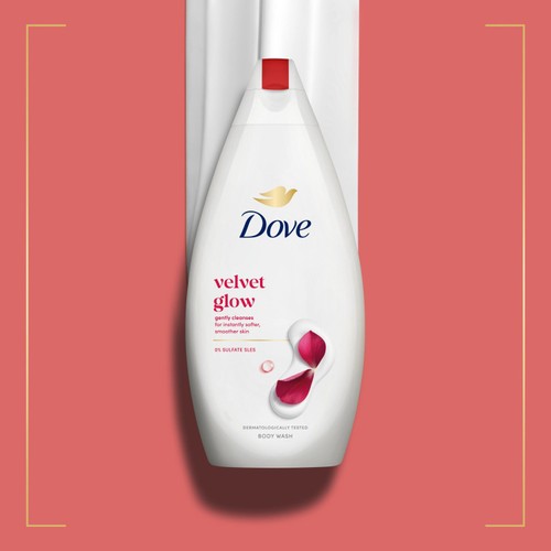 Dove Body Wash Velvet Glow 450ml