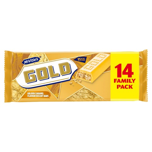 McVitie's Gold Bars 14 x 18.3g