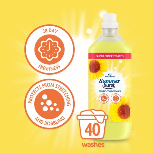 Morrisons Summer Burst Fabric Conditioner 40 Washes