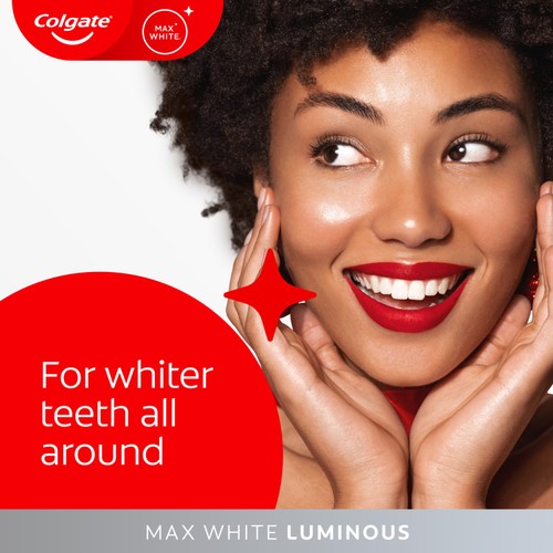 Colgate Max White Luminous Sparkling Mint Whitening Toothpaste