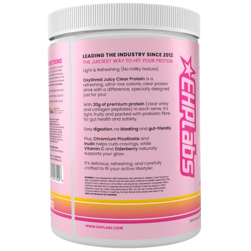 Oxyshred Juicy Clear Protein Pink Lemonade 280g