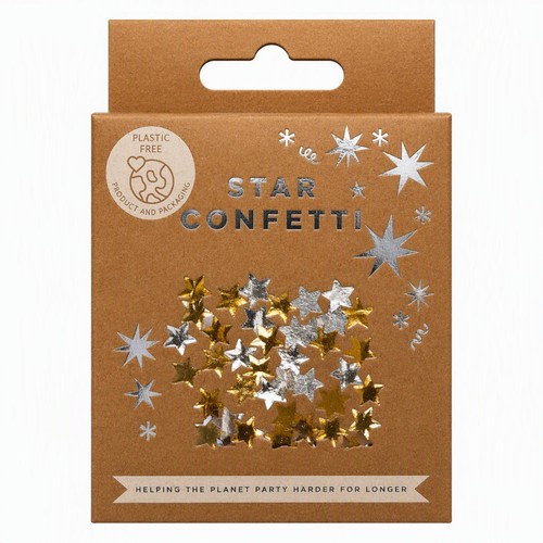 Mad Party Metallic Star Confetti
