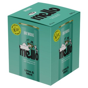 Mello Lime & Mint Alcohol Free 0.0% 4x330ml