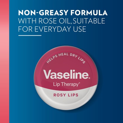 Vaseline Lip Therapy Rosy Lips Tin 20g