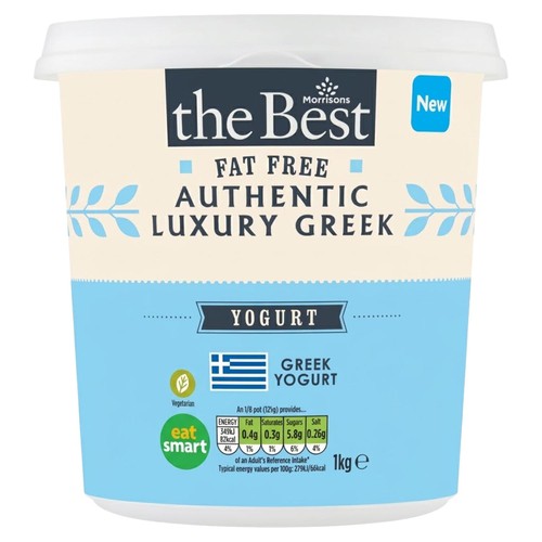 Morrisons The Best 0% Greek Yogurt 1kg