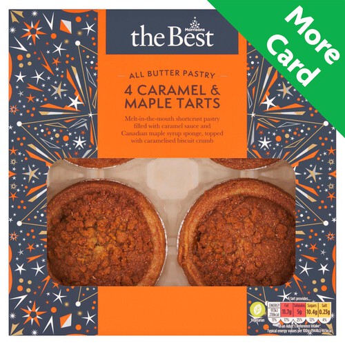 Morrisons The Best Caramel & Maple Tarts 