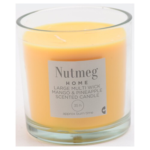 Nutmeg Home Large Multi Wick Mango & Pineapple