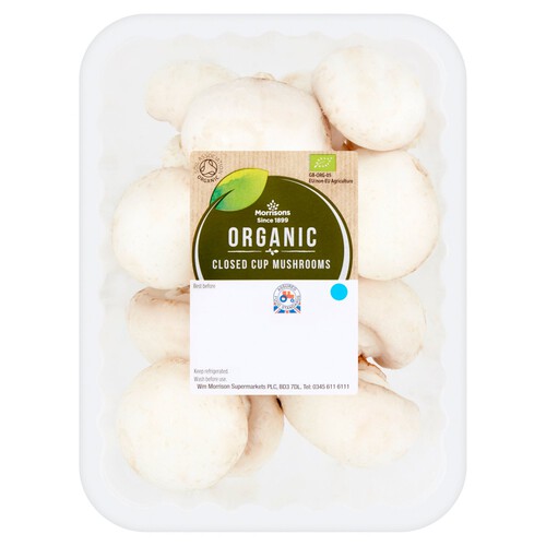 Morrisons Organic Mushrooms 