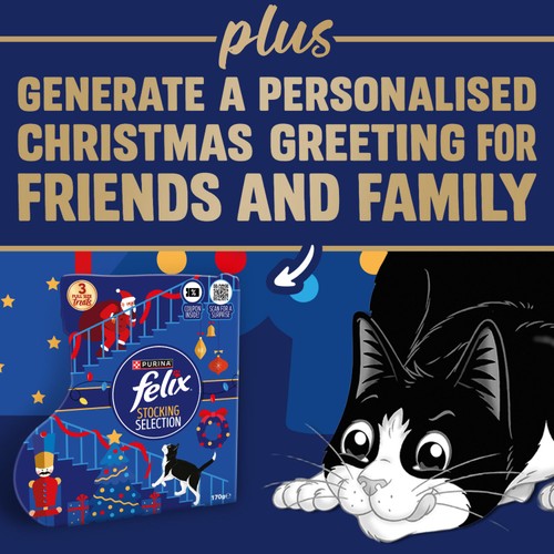 FELIX Cat Treats Christmas Stocking 170g