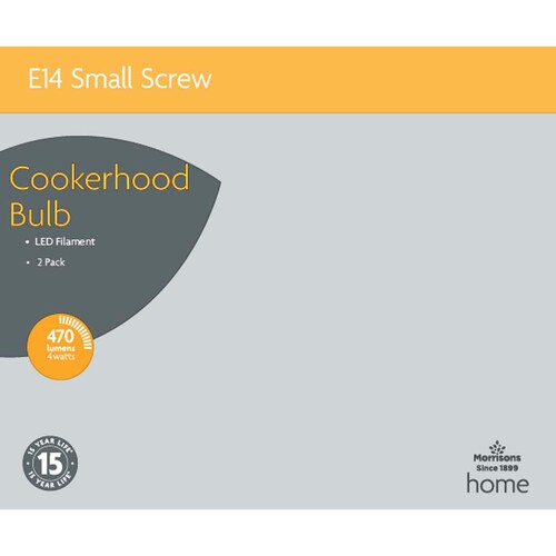 Morrisons Cookerhood Bulb E14 470 Lumens 4W 