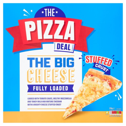 Morrisons The Pizza Deal Stuffed Crust Cheese Feast 