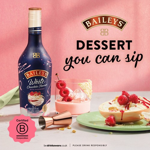 Baileys White Chocolate With Raspberry 