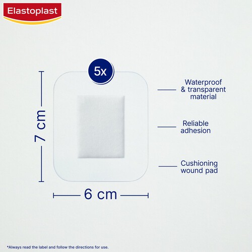 Elastoplast Antibacterial Xl 5 Waterproof Dressings