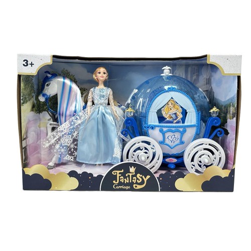 Fantasy Princess Doll & Carriage