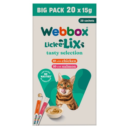 Webbox Lick-e-Lix Mixed Flavour Snacks