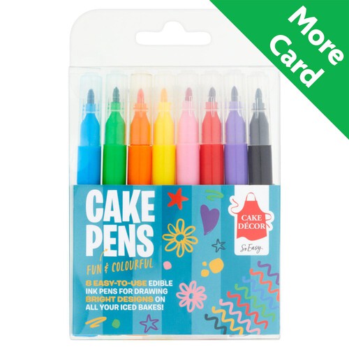 Cake Decor Cake Pens Edible 8 Colours