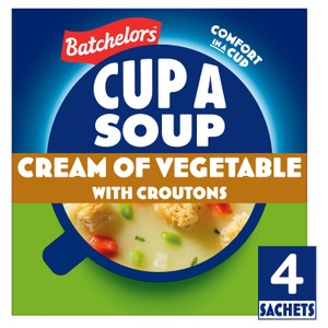 Batchelors 4 Cream of Vegetable Cup a Soup