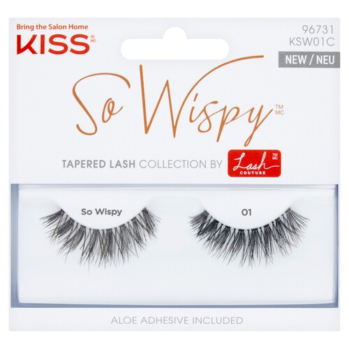 Kiss So Wispy Tapered Lash 01