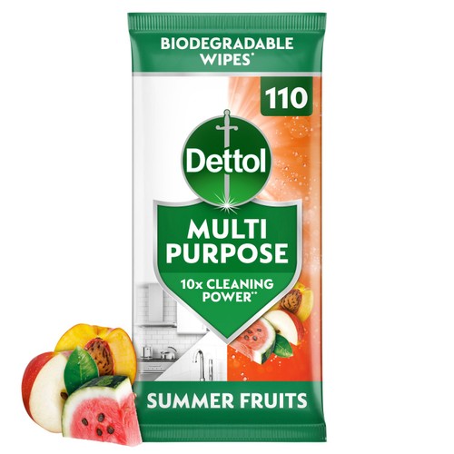 Dettol Multipurpose Wipes Summer Fruits - Morrisons Online