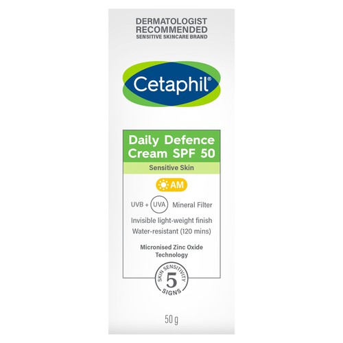 Cetaphil Daily Defence Moisturiser Spf 50+ Uva