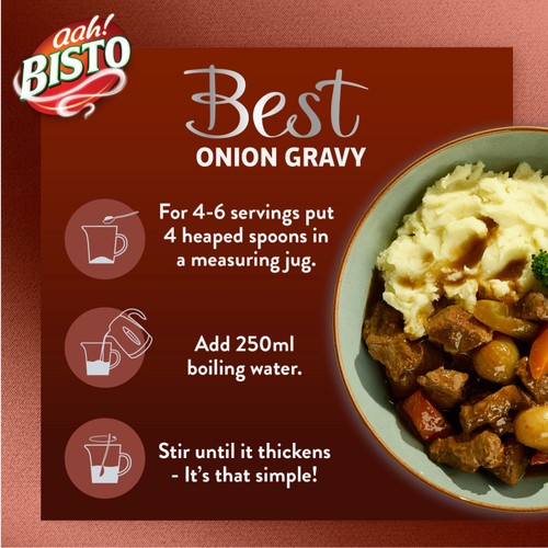 Bisto Best Onion Gravy Granules 230g