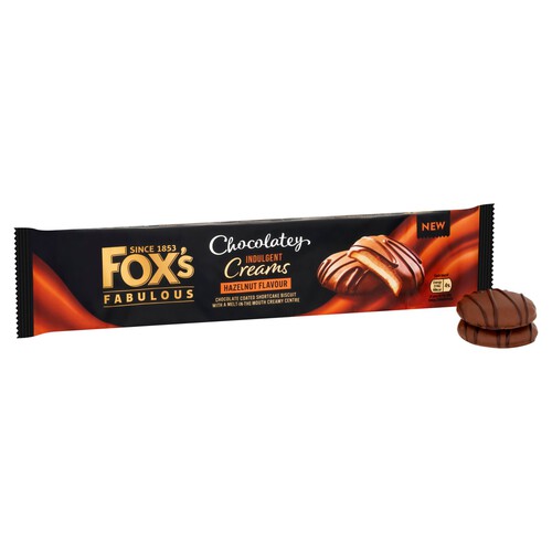 Fox's Chocolatey Indulgent Creams Hazelnut