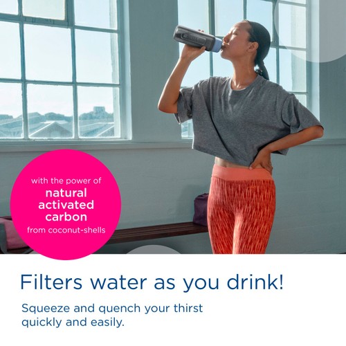 Brita Sports Water Filter Bottle Model Active Dark Blue