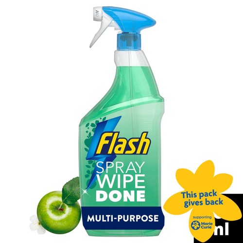 Flash Anti Bacterial Cleaning Spray Wipe & Done Apple Blossom
