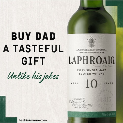 Laphroaig Islay Single Malt Scotch Whisky  - 10 Year Old 