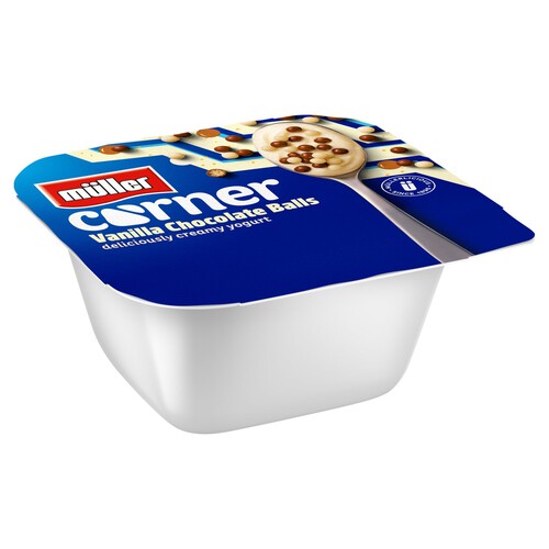 Muller Corner Vanilla Yogurt with Chocolate Balls 