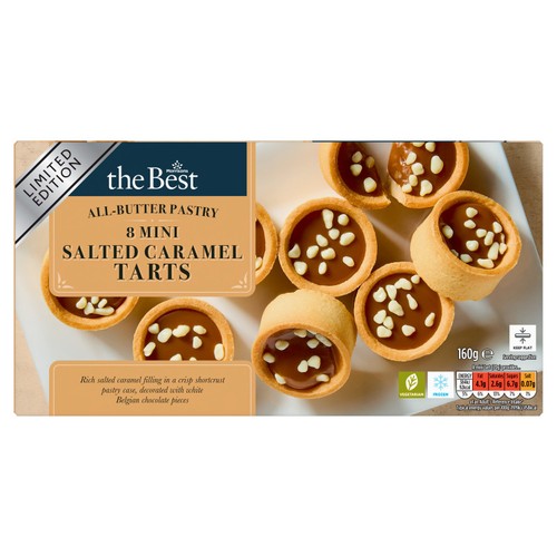 Morrisons The Best Mini Salted Caramel Tarts Limited Edition 160g