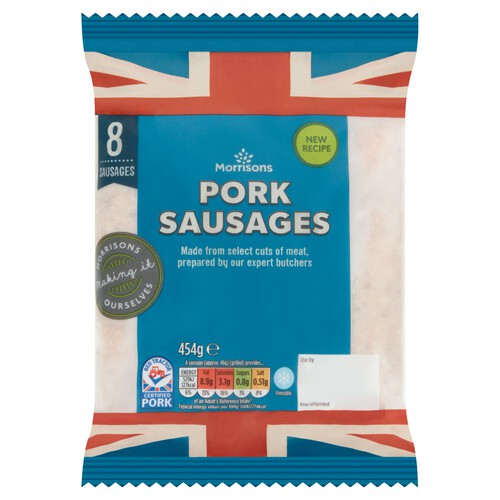 Morrisons  Butcher's Style Pork Sausages