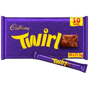 Cadbury Twirl Milk Chocolate 10 Pack Multipack