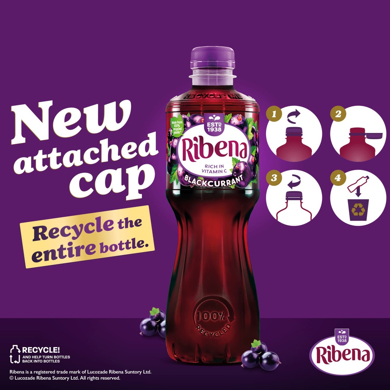 Ribena Blackcurrant Juice Drink - Morrisons Online Groceries & Offers