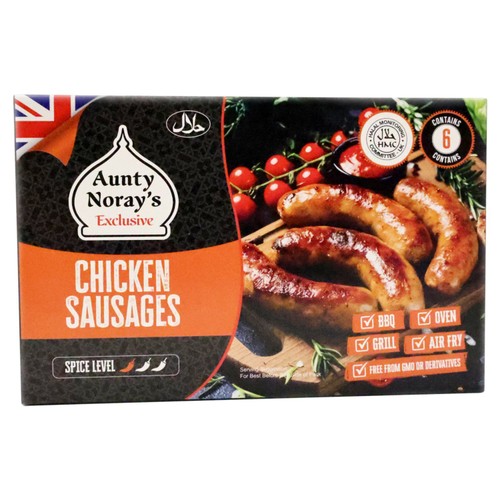 Aunty Norays Aunty Noray's Spicy Chicken Sausages