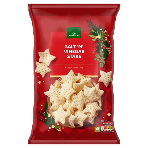 Morrisons Salt & Vinegar Stars 150G