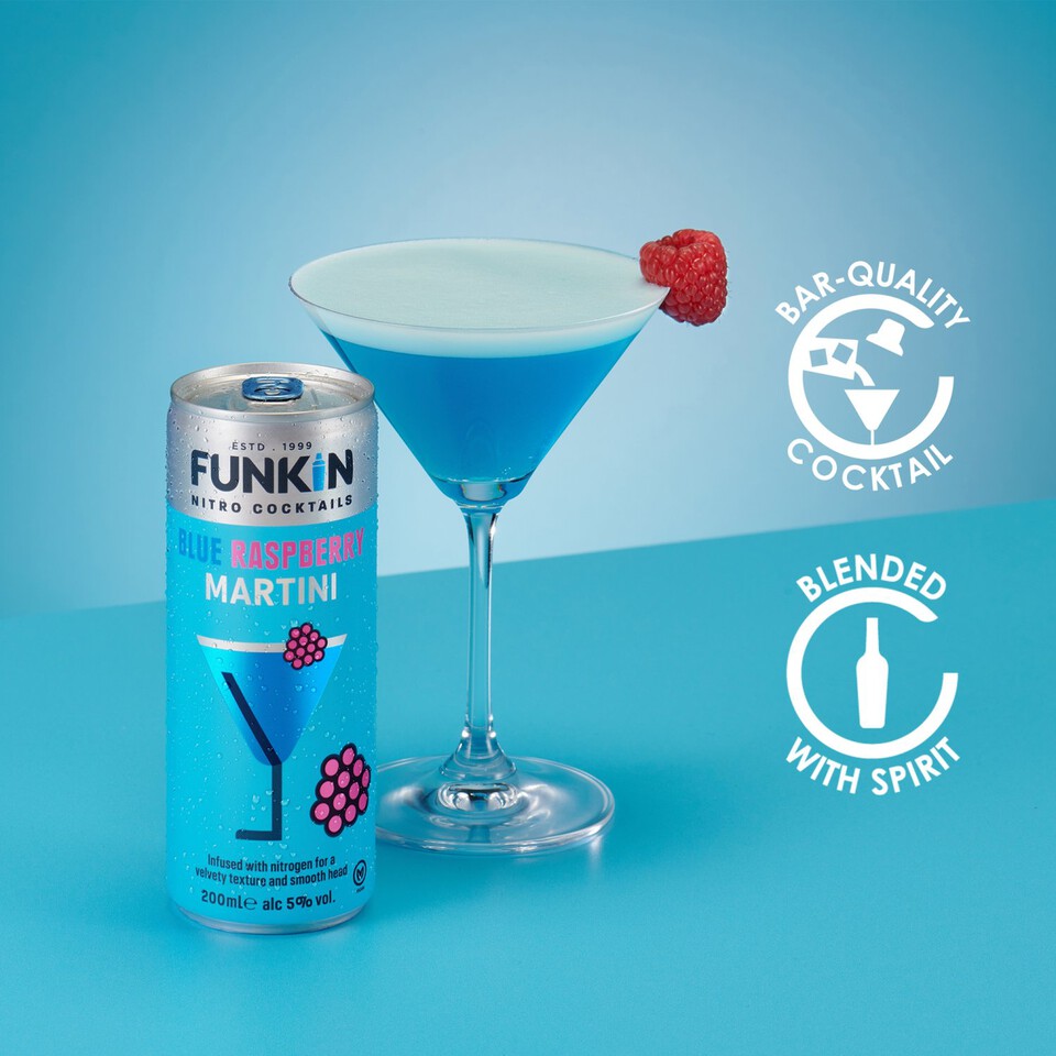 Funkin Nitro Cocktails Blue Raspberry Martini - Morrisons Online ...