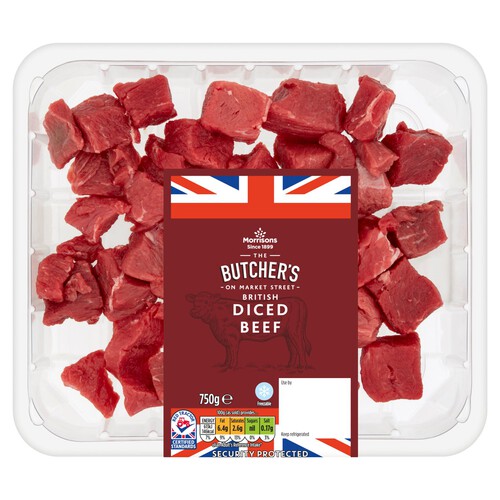 Morrisons British Lean Diced Steak