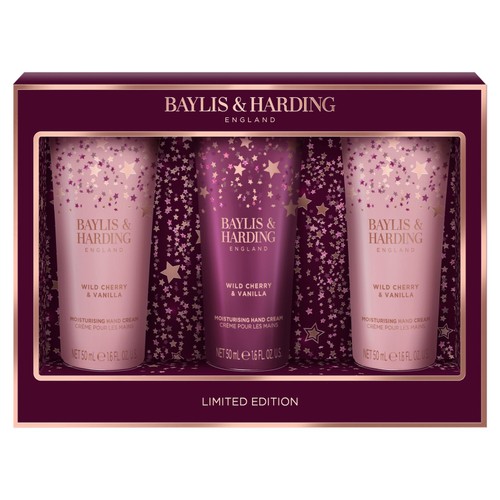 Baylis & Harding Wild Cherry & Vanilla Luxury Hand Treats Gift Set