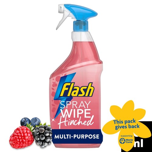 Flash Spray Wipe Done Antibacterial Cleaning Spray Wild Berries