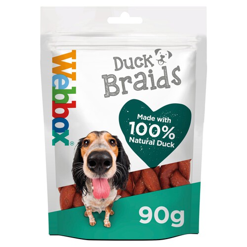 Webbox Duck Braids Dog Treats