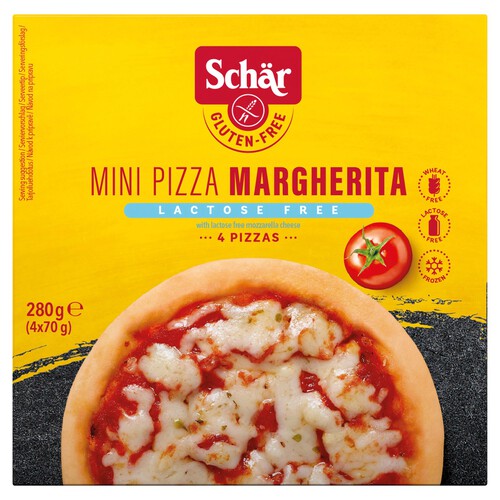 Schar Bonta D'Italia Gluten Free Minipizza Margherita 4 Pizzas