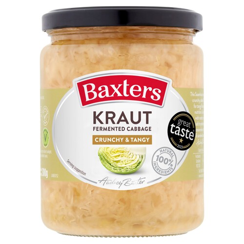 Baxters Sauerkraut Fermented Cabbage