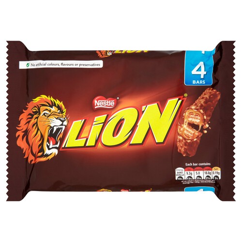 Lion Milk Chocolate Bar Multipack 4 Pack