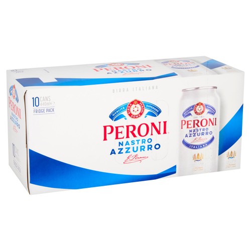 Peroni Nastro Azzurro 10x440ml 5% Abv