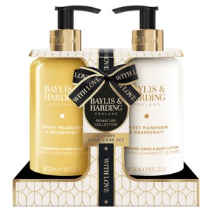 Baylis & Harding Sweet Mandarine & Grapefruit Badedose Geschenk-Set – Vegan | Mit Duschcreme, Körperbutter & Mehr