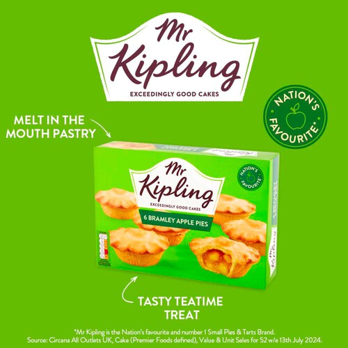 Mr Kipling Deep Filled Bramley Apple Pies