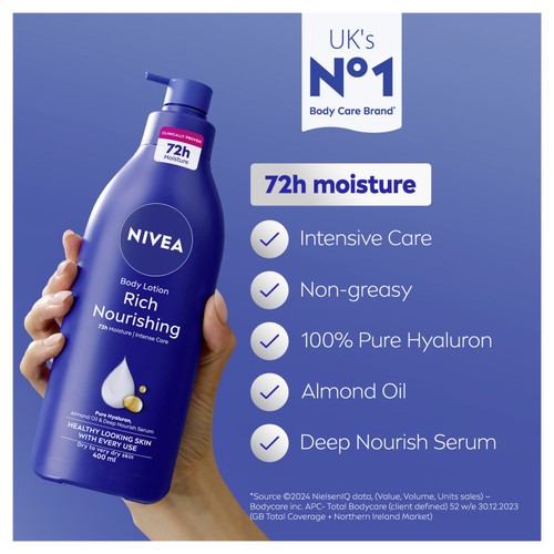NIVEA Rich Nourishing Body Lotion Dry Skin
