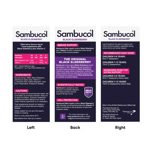 Sambucol Black Elderberry For Kids Liquid